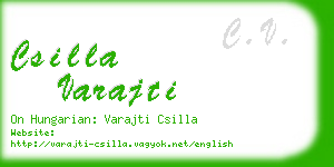 csilla varajti business card